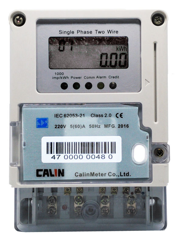 نوع بطاقة متر الكهربائية الذكية، التوصيل - في وحدة واحدة المرحلة متر الالكترونية