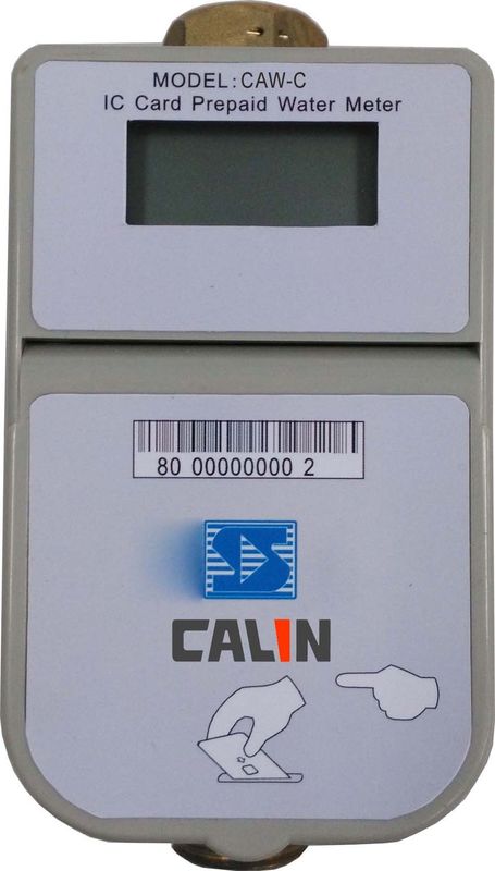 ستس المتوافقة مسبقة الدفع عدادات المياه الرقمية نوع البطاقة النحاس الجسم IP67